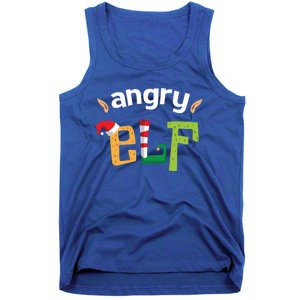 Im The Angry Elf Squad Christmas Elves Matching Family Cool Gift Tank Top