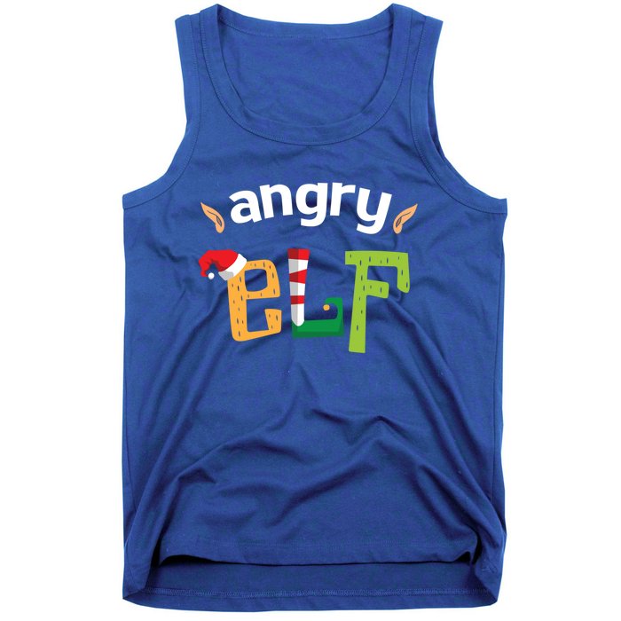 Im The Angry Elf Squad Christmas Elves Matching Family Cool Gift Tank Top