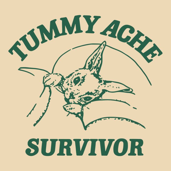 Ibs Tummy Ache Survivor Rabbit Coomstress Bag