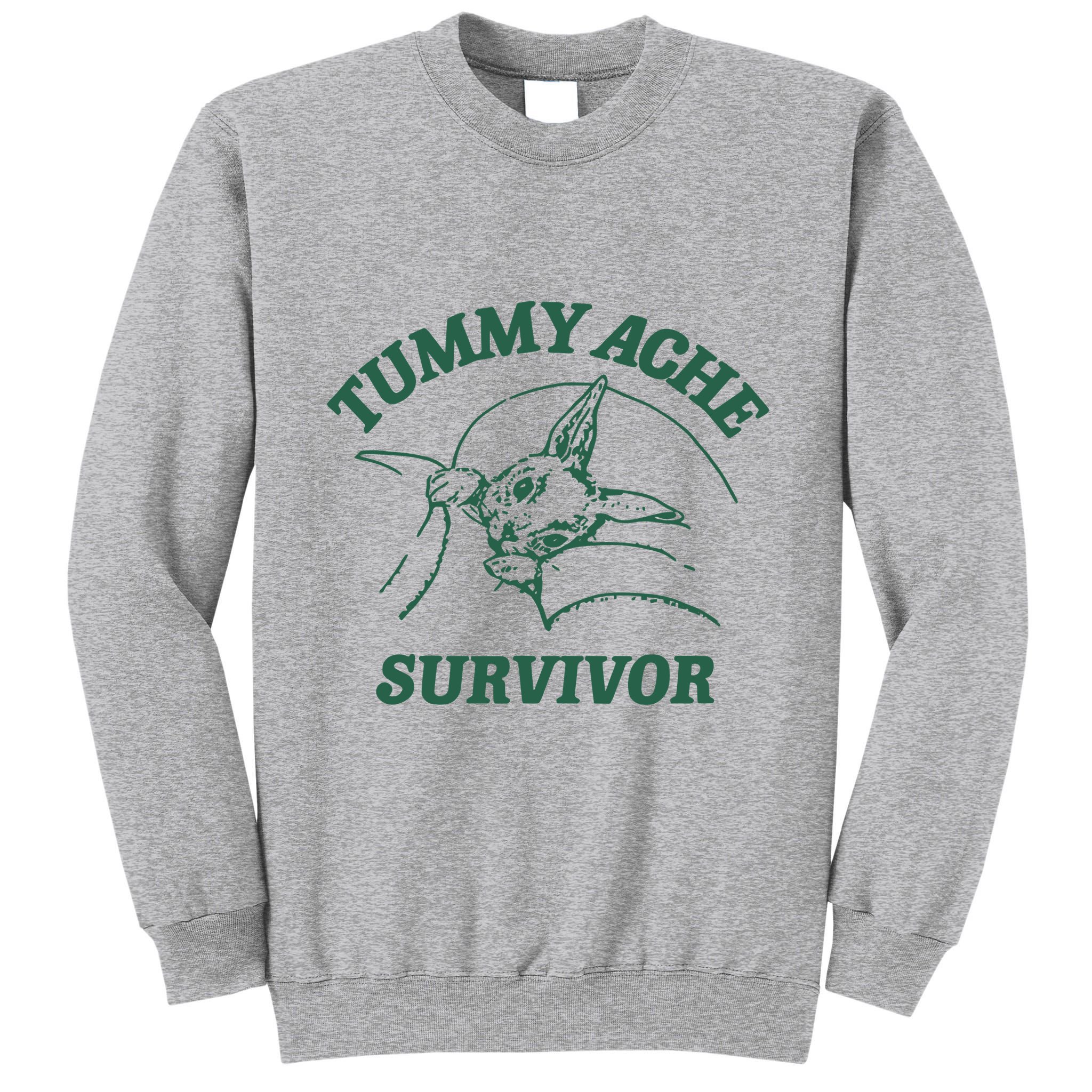 Ibs Tummy Ache Survivor Rabbit Coomstress Tall Sweatshirt