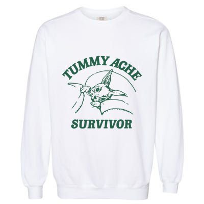 Ibs Tummy Ache Survivor Rabbit Coomstress Garment-Dyed Sweatshirt