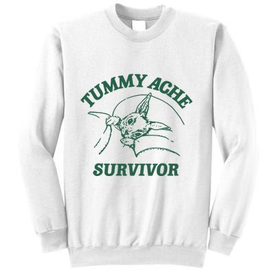 Ibs Tummy Ache Survivor Rabbit Coomstress Sweatshirt