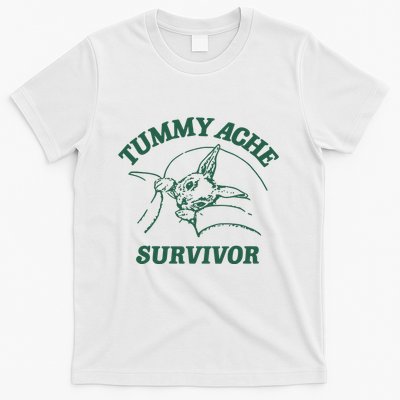 Ibs Tummy Ache Survivor Rabbit Coomstress T-Shirt
