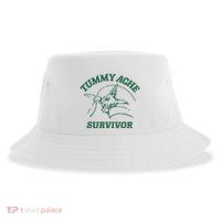Ibs Tummy Ache Survivor Rabbit Coomstress Sustainable Bucket Hat