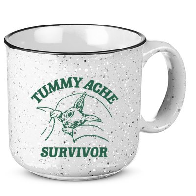 Ibs Tummy Ache Survivor Rabbit Coomstress 15oz Campfire Ceramic Mug