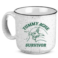 Ibs Tummy Ache Survivor Rabbit Coomstress 15oz Campfire Ceramic Mug