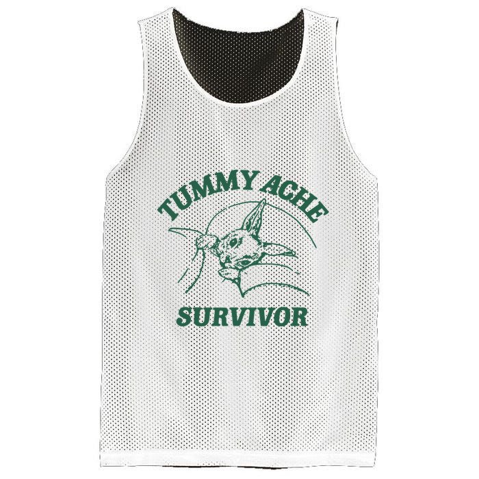 Ibs Tummy Ache Survivor Rabbit Coomstress Mesh Reversible Basketball Jersey Tank