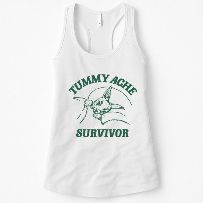 Ibs Tummy Ache Survivor Rabbit Coomstress Womens Tank Top