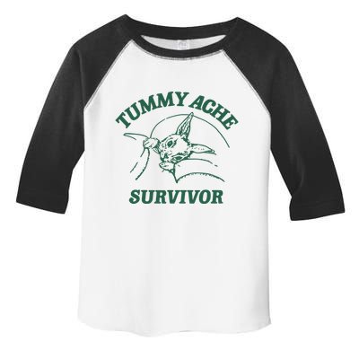 Ibs Tummy Ache Survivor Rabbit Coomstress Toddler Fine Jersey T-Shirt