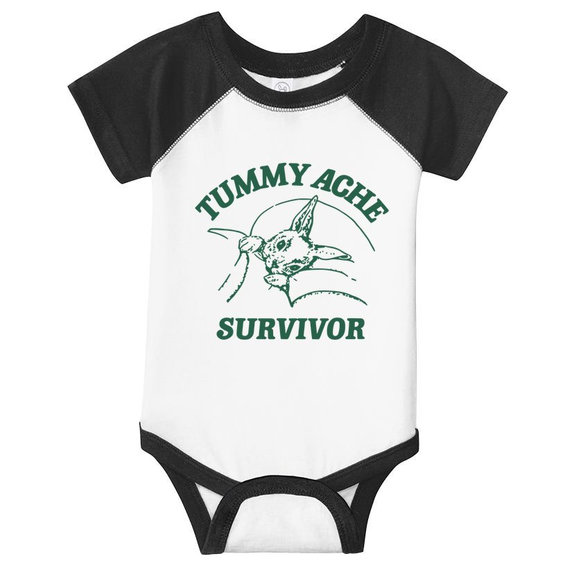 Ibs Tummy Ache Survivor Rabbit Coomstress Infant Baby Jersey Bodysuit