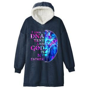 I Took A DNA Test And God Is My Father Jesus Christian Premium Hooded Wearable Blanket