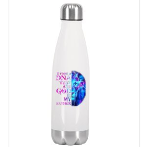 I Took A DNA Test And God Is My Father Jesus Christian Premium Stainless Steel Insulated Water Bottle