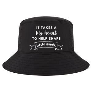 It Takes A Big Heart To Help Shape Little Minds Cute Teacher Gift Cool Comfort Performance Bucket Hat