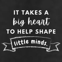 It Takes A Big Heart To Help Shape Little Minds Cute Teacher Gift Cool Comfort Performance Bucket Hat