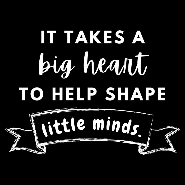 It Takes A Big Heart To Help Shape Little Minds Cute Teacher Gift Cooling Performance Crew T-Shirt