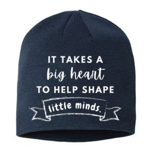 It Takes A Big Heart To Help Shape Little Minds Cute Teacher Gift Sustainable Beanie