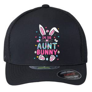 I'm The Aunt Bunny Happy Easter Cute Aunt Bunny Lover Cool Gift Flexfit Unipanel Trucker Cap