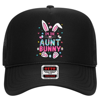I'm The Aunt Bunny Happy Easter Cute Aunt Bunny Lover Cool Gift Trucker Hat