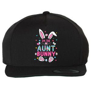 I'm The Aunt Bunny Happy Easter Cute Aunt Bunny Lover Cool Gift Wool Snapback Cap