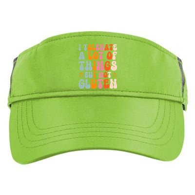 I Tolerate A Lot Of Things But Not Gluten Adult Drive Performance Visor