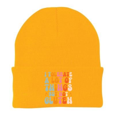 I Tolerate A Lot Of Things But Not Gluten Knit Cap Winter Beanie