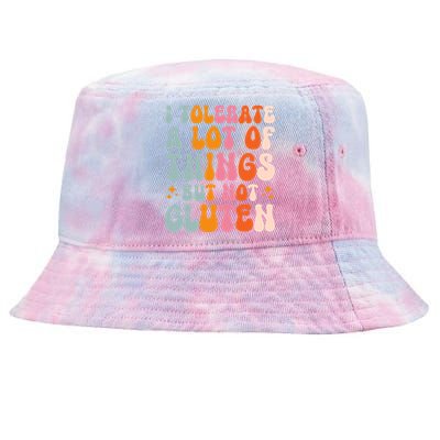 I Tolerate A Lot Of Things But Not Gluten Tie-Dyed Bucket Hat