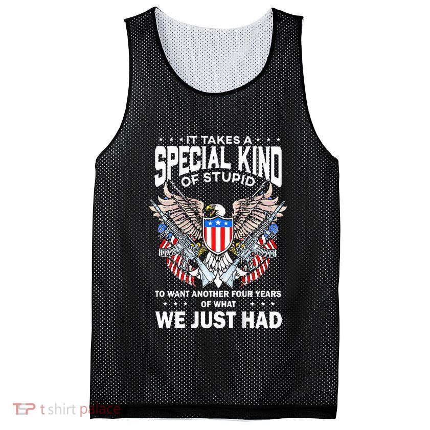 It Takes A Special Kind Of Stupid To Want Another Mesh Reversible Basketball Jersey Tank