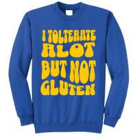 I Tolerate A Lot But Not Not Gluten Diet Sarcastic Cute Funny Gift Sweatshirt