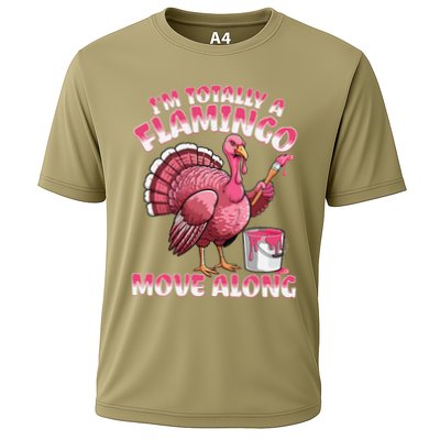 IM Totally A Flamingo Move Along Funny Thanksgiving Turkey Performance Shirt
