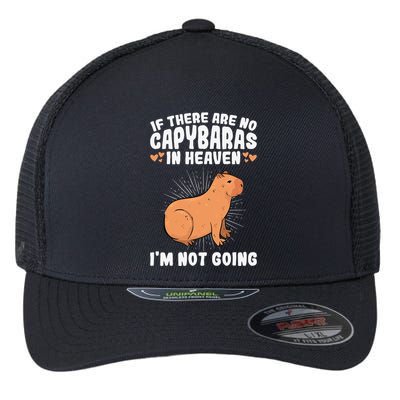 if there are no capybaras capybara  Rodent Lover  Flexfit Unipanel Trucker Cap