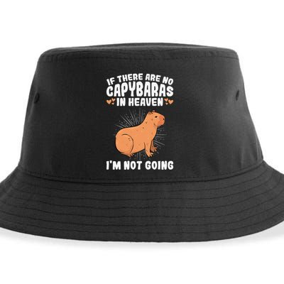 if there are no capybaras capybara  Rodent Lover  Sustainable Bucket Hat