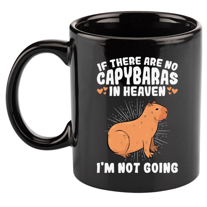 if there are no capybaras capybara  Rodent Lover  11oz C Handle Ceramic Mug