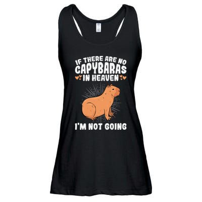 if there are no capybaras capybara  Rodent Lover  Ladies Essential Flowy Tank