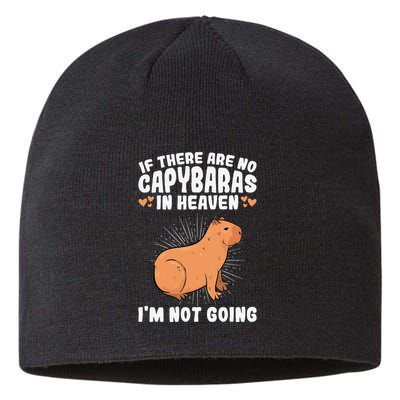 if there are no capybaras capybara  Rodent Lover  Sustainable Beanie