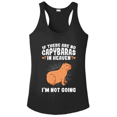 if there are no capybaras capybara  Rodent Lover  Ladies PosiCharge Competitor Racerback Tank