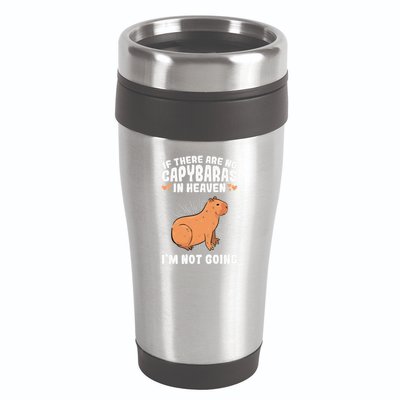if there are no capybaras capybara  Rodent Lover  16oz Travel Tumbler