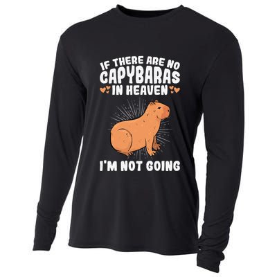 if there are no capybaras capybara  Rodent Lover  Cooling Performance Long Sleeve Crew