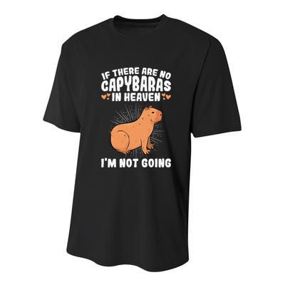 if there are no capybaras capybara  Rodent Lover  Youth Performance Sprint T-Shirt