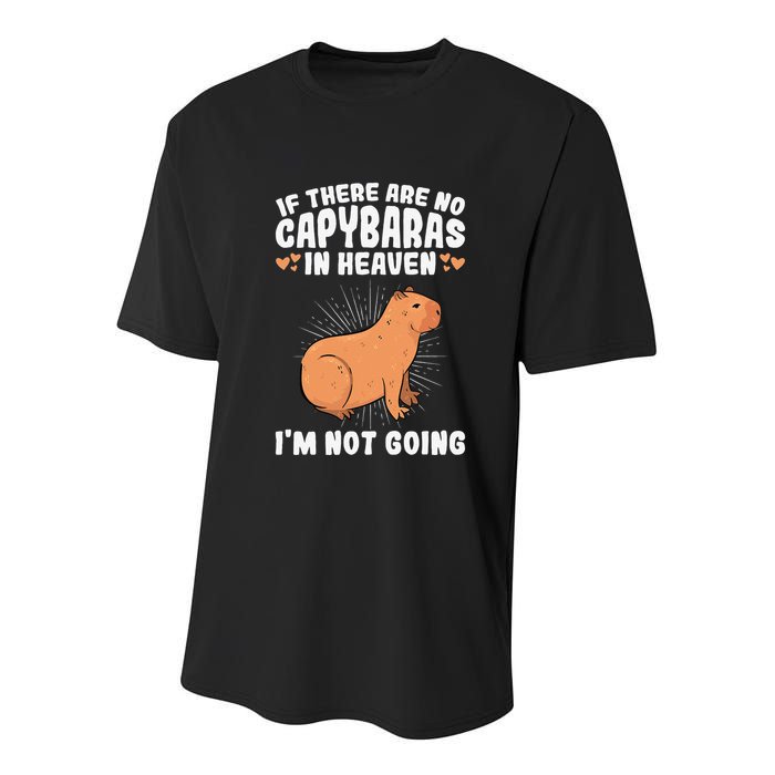 if there are no capybaras capybara  Rodent Lover  Youth Performance Sprint T-Shirt
