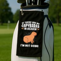 if there are no capybaras capybara  Rodent Lover  Golf Towel