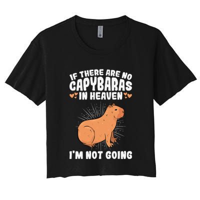 if there are no capybaras capybara  Rodent Lover  Crop Top