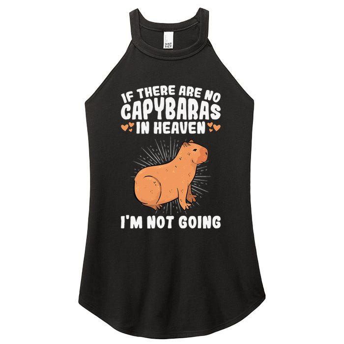 if there are no capybaras capybara  Rodent Lover  Women's Perfect Tri Rocker Tank