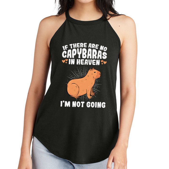 if there are no capybaras capybara  Rodent Lover  Women's Perfect Tri Rocker Tank