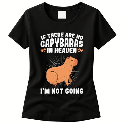 if there are no capybaras capybara  Rodent Lover  Womens T-Shirt