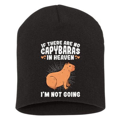 if there are no capybaras capybara  Rodent Lover  Short Acrylic Beanie