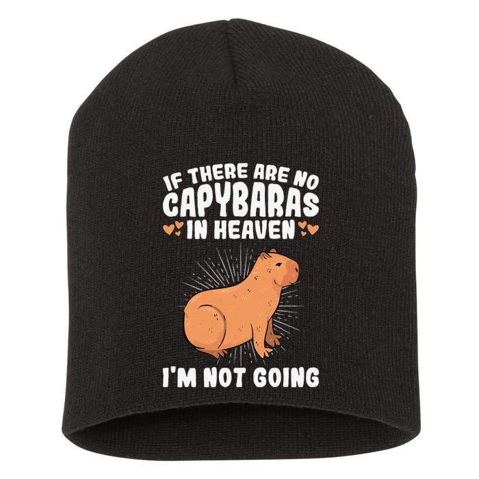 if there are no capybaras capybara  Rodent Lover  Short Acrylic Beanie