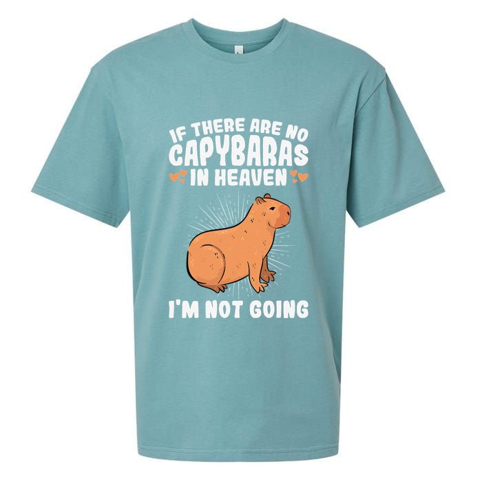 if there are no capybaras capybara  Rodent Lover  Sueded Cloud Jersey T-Shirt