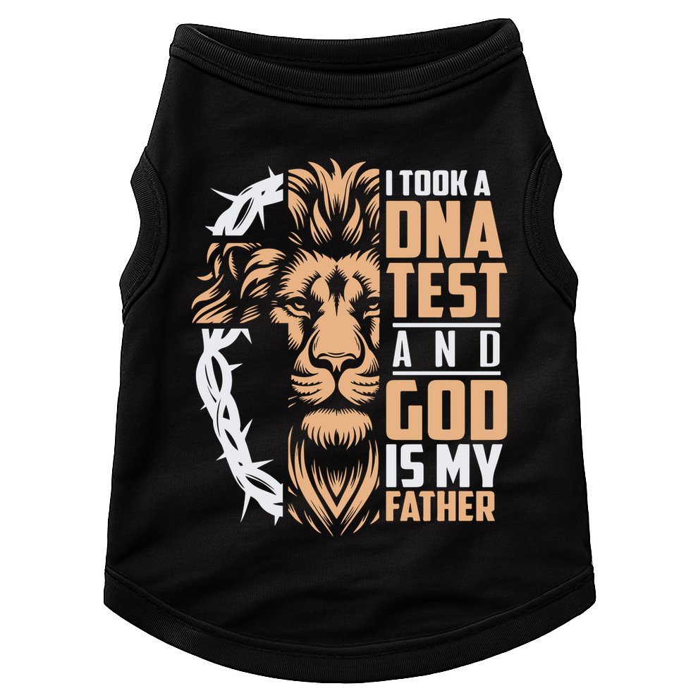 I Took A Dna Test God Is My Father Doggie Tank