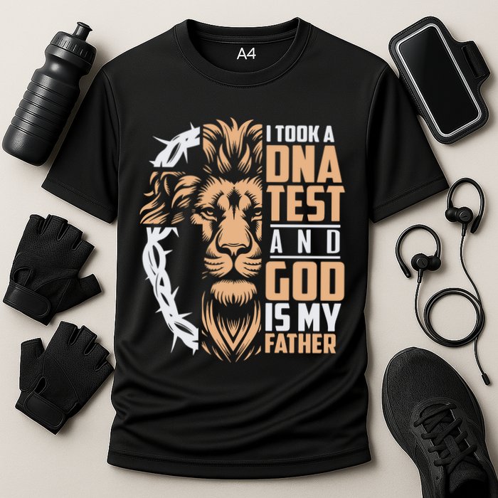 I Took A Dna Test God Is My Father Cooling Performance Crew T-Shirt