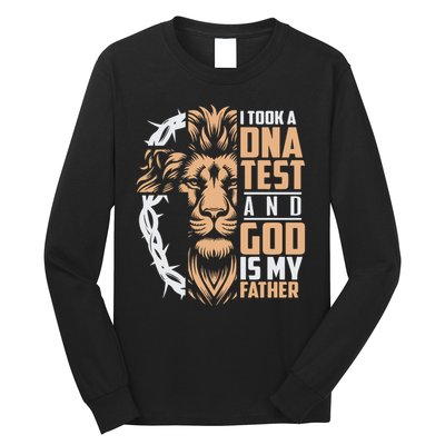 I Took A Dna Test God Is My Father Long Sleeve Shirt